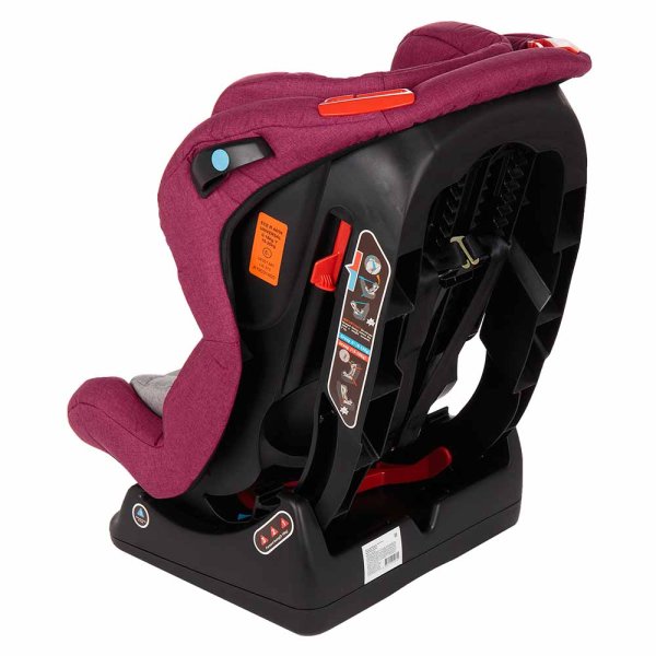 Leader Kids Автокресло Averso 0-1-2 гр (0-25 кг), цвет / Berry (ягодный)