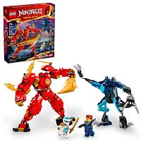 Lego Конструктор Ninjago "Элементальный огненный робот Кая"					