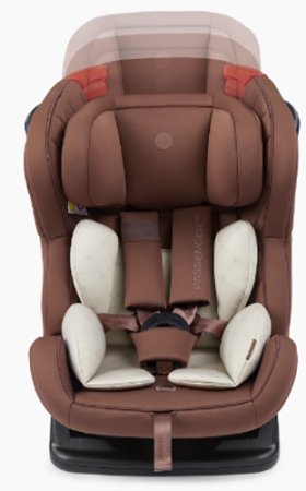 Happy Baby Автокресло Passenger V2 (0-25 кг) / цвет chocolat (коричневый)