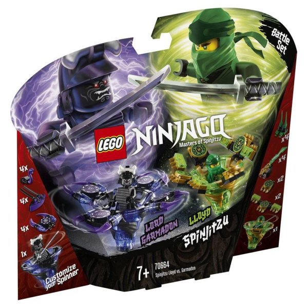 Lego Ninjago Ниндзяго Ллойд мастер Кружитцу против Гармадона