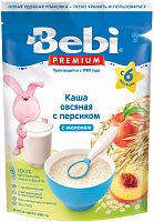 Bebi Каша овсяная с персиком и молоком, с 6 месяцев, 200 г					