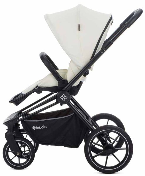 Labala Прогулочная коляска Raiz 2023 / цвет White/black (бело-черный)