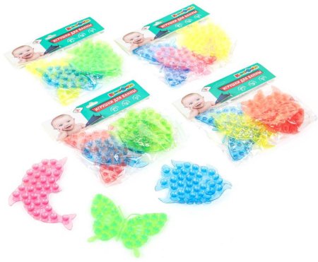 Капитошка Набор стикеров для ванны, 3 штуки