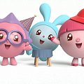 игрушки Малышарики и смешарики
