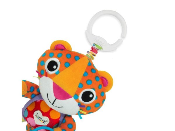 Lamaze(Ламаз) Игрушка с подвесом развивающая для малышей Леопард