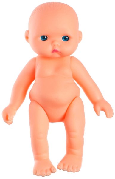 Крошка Я Набор резиновых игрушек для ванны «Пупсик с цветными рыбками»