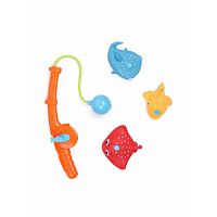 Happy Baby Набор игрушек для ванной FISHMAN (orange )