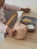 Beaba Набор посуды: тарелка, ложка, поильник Coffret Appentiss Silic / pink