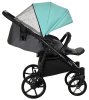 Tutis Коляска 2 в 1 Novo / цвет кожа Antracite Metalic-Mint (темно-серый + мятный)