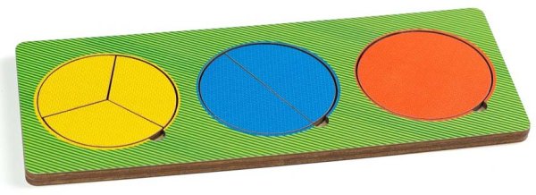 Рамки-вкладыши Никитина «3 круга простые»