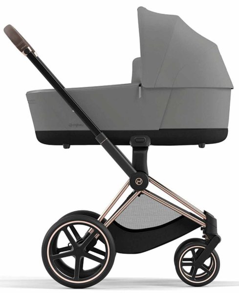 Cybex Коляска 2 в 1 Priam IV Rosegold / цвет Mirage Grey (серый), рама розовое золото