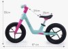 Amarobaby Двухколесный беговел Splash / цвет бирюзовый, розовый