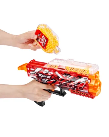 Игровой набор ZURU X-Shot HYPERGEL Стингер (бластер, 3000 снарядов-гранул, защитные очки)