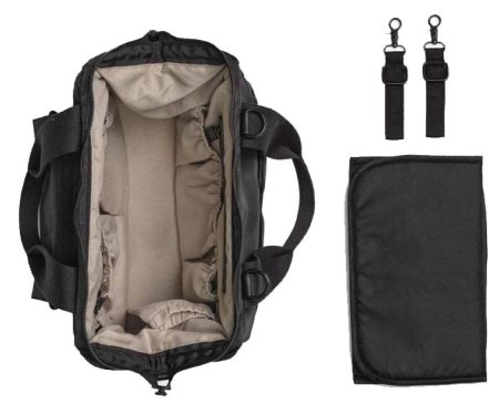 Elodie Сумка для коляски Changing Bag Wide Frame Black