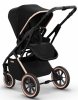 Moon Коляска 2 в 1 Style Rocca / цвет Rosegold (черный, рама розовое золото)