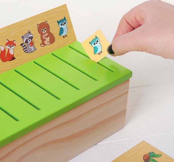Лесная мастерская Деревянный сортер "Развиваем внимание и память"