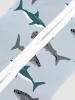(м)Пелёнка-кокон Mjolk Акулы  (р.56-62)