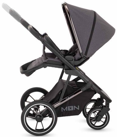 Moon Коляска 2 в 1 Style 2023 / цвет Black Chrome Anthrazit (серый)