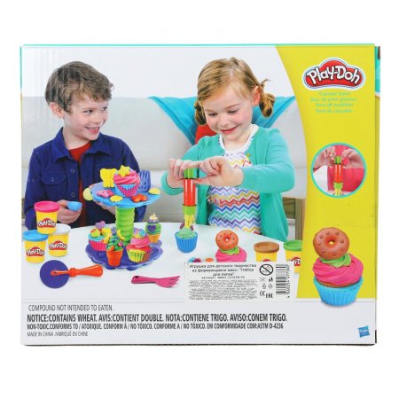 Набор для лепки с формочками cupcake tower 26*22 MultiArt 398623