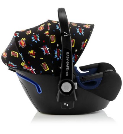 Britax Roemer Детское автокресло Baby-Safe2 i-size / группа 0/I / цвет черный с картинками / Comic Fun Highline