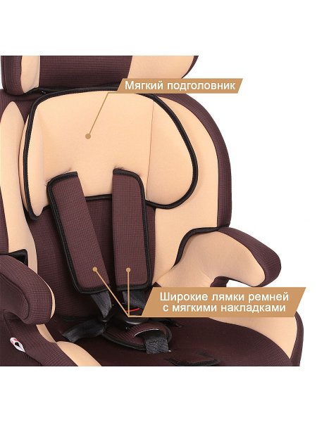 Zlatek Детское автокресло Fregat, 9-36 кг / цвет коричневый