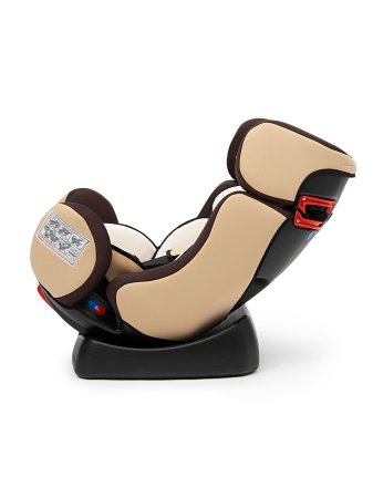 Bambini Moretti Детское автомобильное кресло BM-719 Lux, 0-25 кг, цвет / коричневый-бежевый