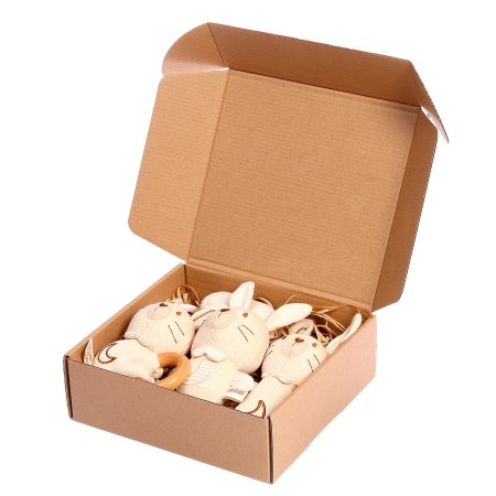 Крошка я, подарочный набор для новорожденных, 3 предмета, зайчик SL-07269A   10657491