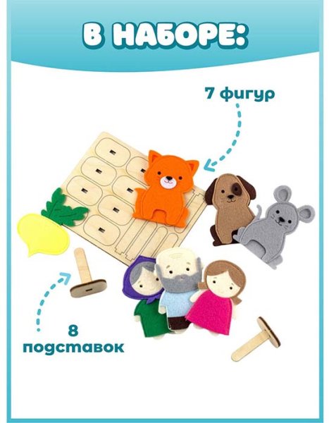 Smile Decor Пальчиковый театр "Репка"