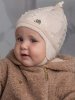 Шапка демис. д/д на завязках (р. 40-42) (Бежевый)