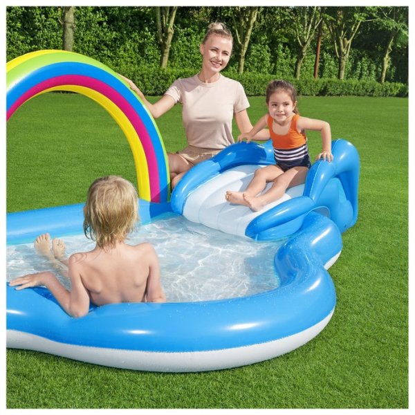 Bestway Игровой бассейн Rainbow n 'Shine 53092 / цвет голубой