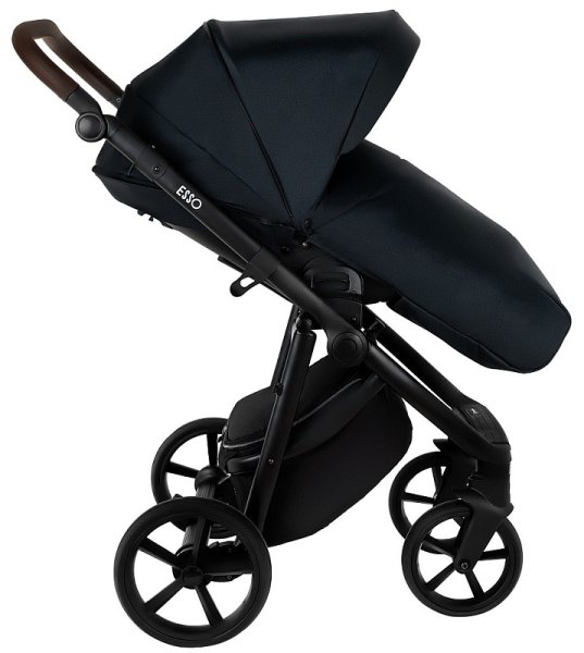 Roan Коляска 2 в 1 Esso 2025 / цвет Caviar (черный)