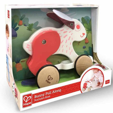 Hape Каталка детская "Зайчонок", серия "Зверики"