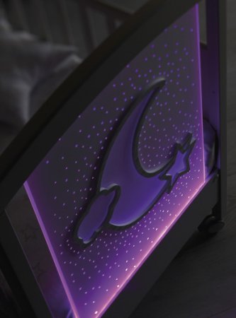 Erbesi Кровать Moon Led / цвет белый