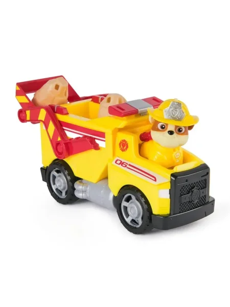 Paw Patrol (Щенячий патруль) Игровой набор Пожарные спасатели, машинка с фигуркой Крепыш 18 см