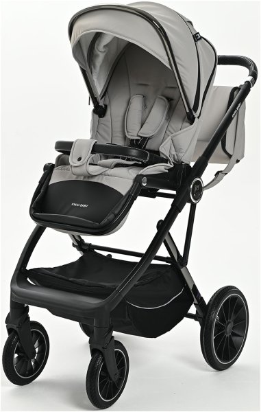 Ining Baby Коляска 2 в 1 KR350 / цвет light grey (светло-серый)