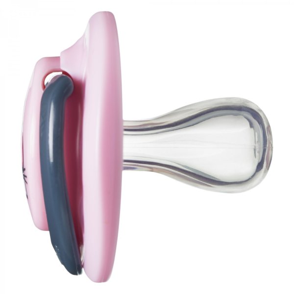 Tommee Tippee Пустышка силиконовая Fun Style Pui/Pisica, 0-6 месяцев, 2 штуки