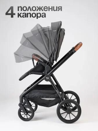 (Т) Коляска 2в1 Bambini Moretti Travel  (Grey)