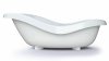 Kidwick Ванночка для купания "Дони" с термометром / цвет белый-бирюзовый