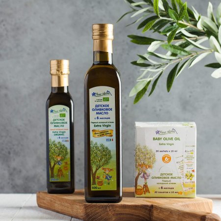 Fleur Alpine Оливковое масло детское Extra Virgin, с 6 месяцев, 250 мл