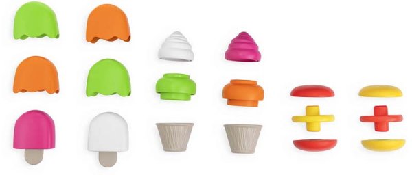 Chicco Игрушка-конструктор "Тележка с мороженым"