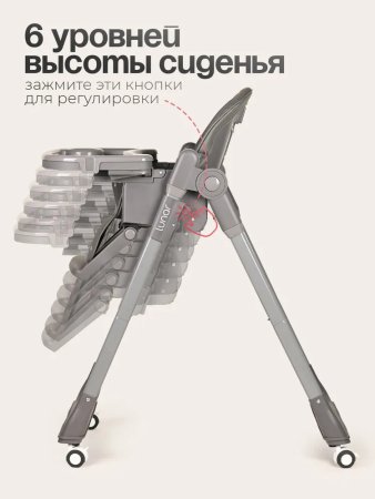 Стульчик для кормления Tomix Lunar (Grey )
