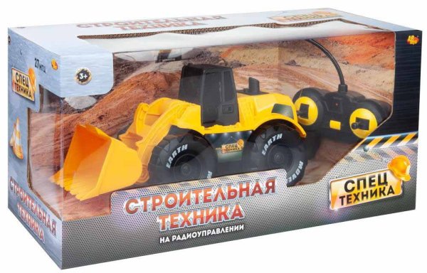 ABtoys Машина на радиоуправлении "Спецтехника. Трактор с ковшом", 1:16