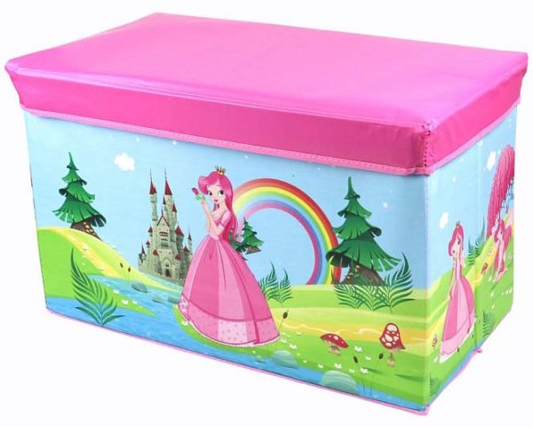 Юг-тойз Складной пуф-короб для хранения 2 в 1