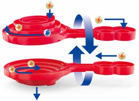 Hape Конструктор лабиринт "Супер спираль" с шариком и ксилофоном, 129 элементов
