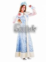 Карнавальный костюм "Снегурочка  шелк" / размер 46 / рост 170 см