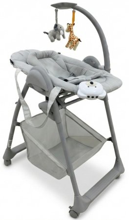 Стульчик д/корм.Agex Seatn Sleep (Light grey / Светло-серый)