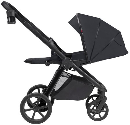 Carrello Коляска 2 в 1 Omega + CRL-6540 / цвет Cosmo Black (черный)