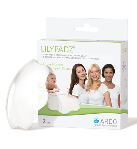 Ardo Накладки на грудь не пропускающие влагу LilyPadz / цвет прозрачный