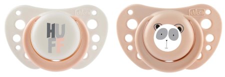 Chicco Пустышка PhysioForma Air силиконовая, 2-6 месяцев, 2 штуки / цвет pink (розовый)