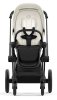Коляска Cybex Priam IV Matt Black 2 в 1 спал.блок (Off White)